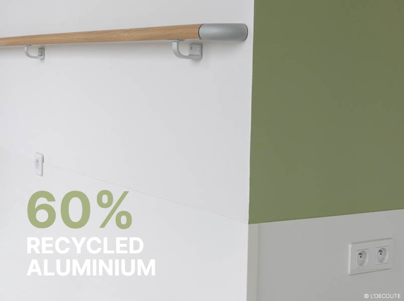 60% recycled aluminium