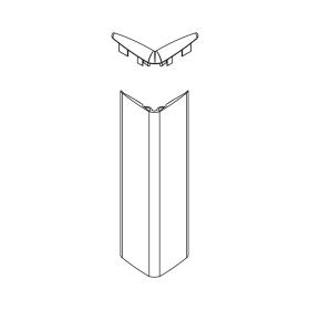Bouchon à angle variable en PVC antibactérien pour tous les angles de 80° à 115°