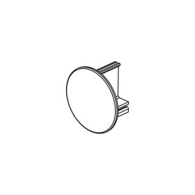 Flat endcap in antibacterial PVC with bactericidal joint