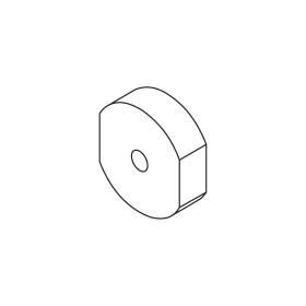 Optional support washer for wall return
