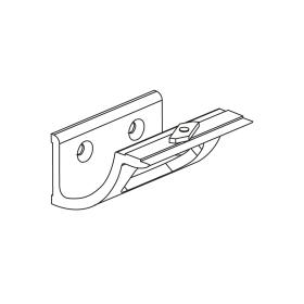Quick removable perforated bracket 80 mm for service  ducts longer than 90 cm  