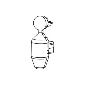 Rounded endcap in antibacterial PVC with bactericidal joint
