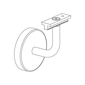 Swan-neck bracket