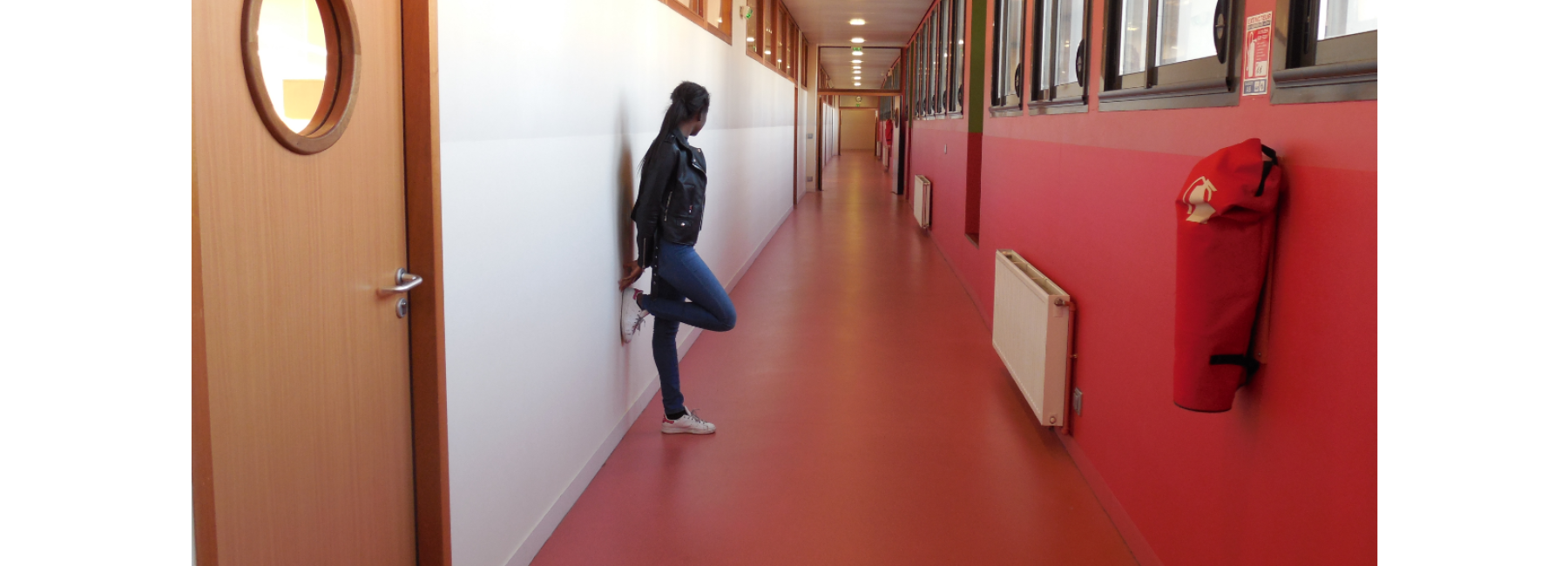 School Corridor